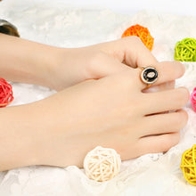 Load image into Gallery viewer, Rhinestone Egg Shape Ring - Jewels of Artemis