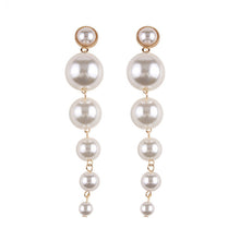 Load image into Gallery viewer, Vintage Simulated Pearl Drop Earrings - Jewels of Artemis