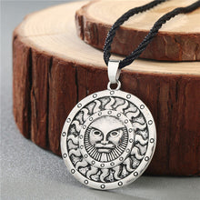 Load image into Gallery viewer, Viking Valknut Pendant Necklace Round Pagan Religious - Jewels of Artemis