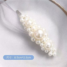 Load image into Gallery viewer, Simulated Pearl Barrettes Beaded Women Hair Clip - Jewels of Artemis