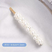 Load image into Gallery viewer, Simulated Pearl Barrettes Beaded Women Hair Clip - Jewels of Artemis