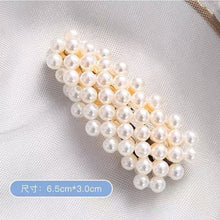 Load image into Gallery viewer, Simulated Pearl Barrettes Beaded Women Hair Clip - Jewels of Artemis
