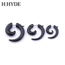 Load image into Gallery viewer, Spiral ear taper snail ear expanders piercing - Jewels of Artemis