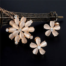 Load image into Gallery viewer, Austrian Crystal Rhinestone Classic Hollow necklace pendant earrings - Jewels of Artemis