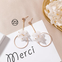 Load image into Gallery viewer, Cute Earrings - Circular Triangle Asymmetric Long Tassel Drop Earrings - Jewels of Artemis