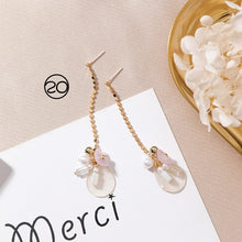 Load image into Gallery viewer, Cute Earrings - Circular Triangle Asymmetric Long Tassel Drop Earrings - Jewels of Artemis
