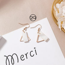 Load image into Gallery viewer, Cute Earrings - Circular Triangle Asymmetric Long Tassel Drop Earrings - Jewels of Artemis