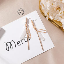 Load image into Gallery viewer, Cute Earrings - Circular Triangle Asymmetric Long Tassel Drop Earrings - Jewels of Artemis