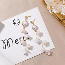 Load image into Gallery viewer, Cute Earrings - Circular Triangle Asymmetric Long Tassel Drop Earrings - Jewels of Artemis