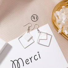 Load image into Gallery viewer, Cute Earrings - Circular Triangle Asymmetric Long Tassel Drop Earrings - Jewels of Artemis