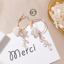 Load image into Gallery viewer, Cute Earrings - Circular Triangle Asymmetric Long Tassel Drop Earrings - Jewels of Artemis