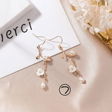 Load image into Gallery viewer, Cute Earrings - Circular Triangle Asymmetric Long Tassel Drop Earrings - Jewels of Artemis