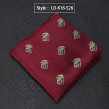 Load image into Gallery viewer, Handkerchief Luxury Jacquard Tie - Jewels of Artemis