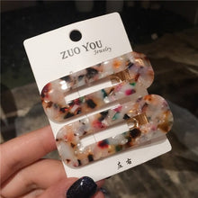 Load image into Gallery viewer, Japan Women Acetic Acid Hair Clips Leopard Print - Jewels of Artemis