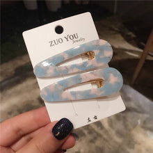 Load image into Gallery viewer, Japan Women Acetic Acid Hair Clips Leopard Print - Jewels of Artemis