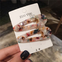 Load image into Gallery viewer, Japan Women Acetic Acid Hair Clips Leopard Print - Jewels of Artemis