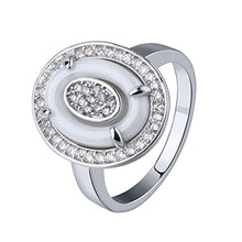 Load image into Gallery viewer, Rhinestone Egg Shape Ring - Jewels of Artemis