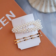 Load image into Gallery viewer, Simulated Pearl Barrettes Beaded Women Hair Clip - Jewels of Artemis