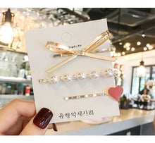 Load image into Gallery viewer, Simulated Pearl Barrettes Beaded Women Hair Clip - Jewels of Artemis