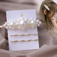 Load image into Gallery viewer, Simulated Pearl Barrettes Beaded Women Hair Clip - Jewels of Artemis