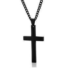 Load image into Gallery viewer, Christian Jesus Single Titanium Cross Necklaces - Jewels of Artemis