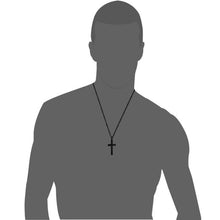 Load image into Gallery viewer, Christian Jesus Single Titanium Cross Necklaces - Jewels of Artemis