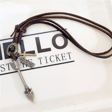 Load image into Gallery viewer, 100% Genuine Leather Men Necklaces - Jewels of Artemis