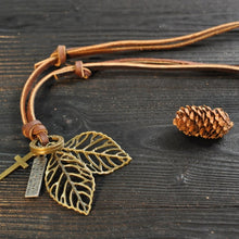 Load image into Gallery viewer, 100% Genuine Leather Men Necklaces - Jewels of Artemis