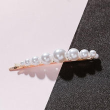 Load image into Gallery viewer, Simulated Pearl Barrettes Beaded Women Hair Clip - Jewels of Artemis
