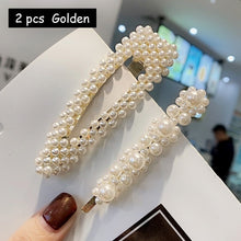 Load image into Gallery viewer, Simulated Pearl Barrettes Beaded Women Hair Clip - Jewels of Artemis