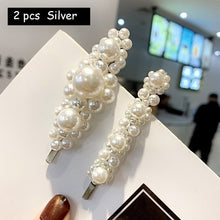 Load image into Gallery viewer, Simulated Pearl Barrettes Beaded Women Hair Clip - Jewels of Artemis