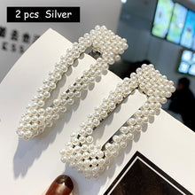 Load image into Gallery viewer, Simulated Pearl Barrettes Beaded Women Hair Clip - Jewels of Artemis