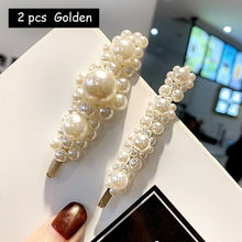 Load image into Gallery viewer, Simulated Pearl Barrettes Beaded Women Hair Clip - Jewels of Artemis