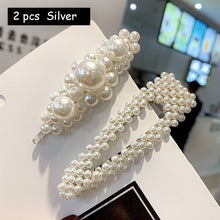 Load image into Gallery viewer, Simulated Pearl Barrettes Beaded Women Hair Clip - Jewels of Artemis