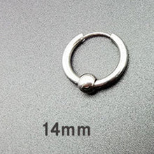 Load image into Gallery viewer, Korean V men&#39;s round titanium steel earrings - Jewels of Artemis