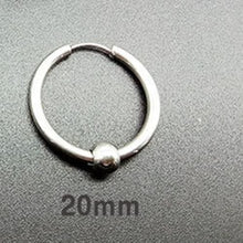 Load image into Gallery viewer, Korean V men&#39;s round titanium steel earrings - Jewels of Artemis