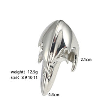 Load image into Gallery viewer, Gothic Punk Ring Men Retro Dragon Rabbit Snake Tiger Wolf Rings Skeleton Devil Evil Eye Pentagram Animal Male Ring Jewelry Anel - Jewels of Artemis