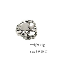 Load image into Gallery viewer, Gothic Punk Ring Men Retro Dragon Rabbit Snake Tiger Wolf Rings Skeleton Devil Evil Eye Pentagram Animal Male Ring Jewelry Anel - Jewels of Artemis