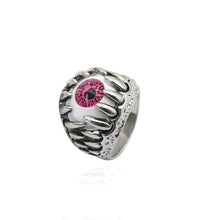 Load image into Gallery viewer, Gothic Punk Ring Men Retro Dragon Rabbit Snake Tiger Wolf Rings Skeleton Devil Evil Eye Pentagram Animal Male Ring Jewelry Anel - Jewels of Artemis