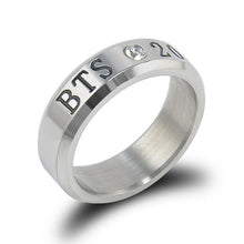 Load image into Gallery viewer, 8 Style Korean Fashion Ring Rap Monster Jimin Jin Suga V J-Hope Rings - Jewels of Artemis