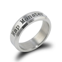 Load image into Gallery viewer, 8 Style Korean Fashion Ring Rap Monster Jimin Jin Suga V J-Hope Rings - Jewels of Artemis