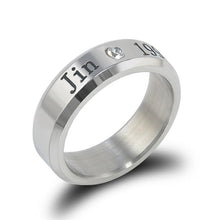 Load image into Gallery viewer, 8 Style Korean Fashion Ring Rap Monster Jimin Jin Suga V J-Hope Rings - Jewels of Artemis