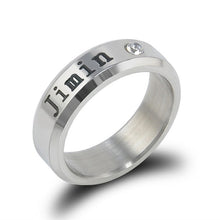 Load image into Gallery viewer, 8 Style Korean Fashion Ring Rap Monster Jimin Jin Suga V J-Hope Rings - Jewels of Artemis