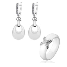 Load image into Gallery viewer, Earrings and X Cross Rings for Women - Jewels of Artemis
