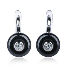 Load image into Gallery viewer, Zirconia Stone Ceramic Earrings - Jewels of Artemis