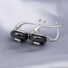 Load image into Gallery viewer, Zirconia Stone Ceramic Earrings - Jewels of Artemis