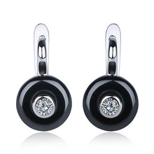 Load image into Gallery viewer, Zirconia Stone Ceramic Earrings - Jewels of Artemis