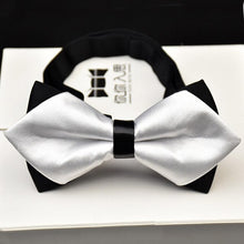 Load image into Gallery viewer, Adjustable Luxury Men&#39;s Bow Tie Arrow 2 Layers Plaids Striped - Jewels of Artemis