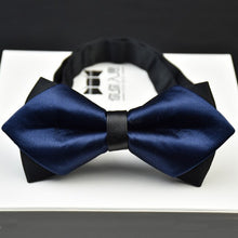 Load image into Gallery viewer, Adjustable Luxury Men&#39;s Bow Tie Arrow 2 Layers Plaids Striped - Jewels of Artemis